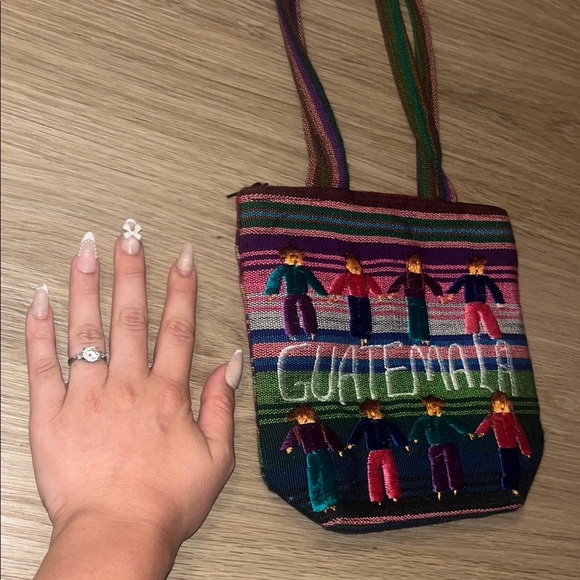 Colorful Handwoven Tote Bag - Picture 2 of 5